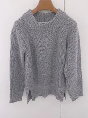 ◇ ems excite エムズエキサイト 長袖 ニット セーター サイズM グレー系 レディース E  【1304180006982】