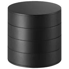 山崎実業 アクセサリートレー 4段 タワー ブラック 4903208040693 【品番：04069】●