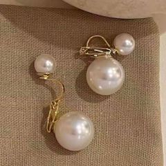 【フォーマルな場面にも】イヤリング 小ぶり ゴールド 上品 ジュエリー パールピアス ノンホールピアス ゴールドイヤリング 結婚式 お呼ばれ お呼ばれコーデ お祝い  韓国 卒業式 入学式 zara snidel agete 4℃ ete lesbonbon