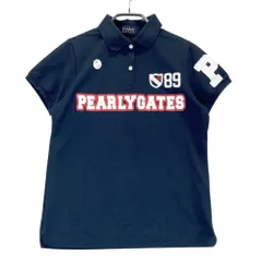 サイズ：1 PEARLY GATES パーリーゲイツ  半袖ポロシャツ  ネイビー系 [240001211127] ゴルフウェア レディース ストスト