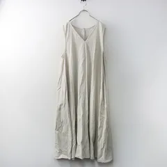 サマンサモスモス Samansa Mos2 SM2 前後着Aラインジャンパースカート F∥ベージュ系 ドレス ロング マキシ丈【2400014587548】