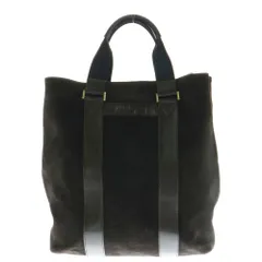 Salvatore Ferragamo (サルヴァトーレ フェラガモ) スウェードレザー 2WAY ショルダーバッグ ハンドバッグ トートバッグ ブラウン DS-243506のサムネイル