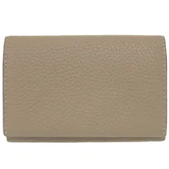 新品未使用◎BONAVENTURA ボナベンチュラ ベージュ レザー 名刺入れ ロングジップ ウォレット シュリンクレザー（財布