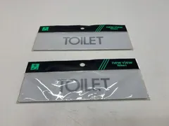 新品　トイレ　プレート　2枚セット　toilet A3473A00