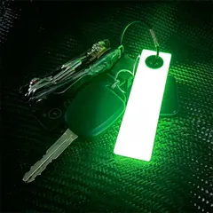 【新品】【1点販売】DETAIL[ディテール] Afterburner Glow Tag (蓄光タグ) [蓄光タグ 夜光 発光 キーホルダー 24時間発光 アウトドア 屋外 散歩 登下校 防災 夜間]