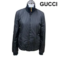 美品 グッチ 金ボタン ナイロンジャケット ブルゾン 36S 黒 希少デザイン 2026年最新】GUCCI レディース ジャンパー・ブルゾンの人気アイテム