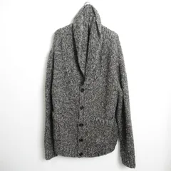 ボッテガヴェネタ BOTTEGA VENETA カーディガン アルパカ ショールカラー カーディガン 761631V3DS01545M ブラック/ホワイト ウール アルパカ ショールカラー カーディガン メンズ 未使用のサムネイル