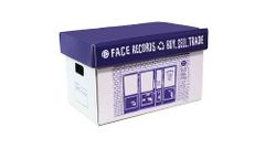 SB-002 FACE RECORDS STORAGE BOX EP BLUE
