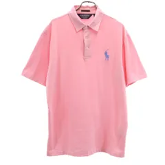 POLO GOLF RALPH LAUREN ポロゴルフラルフローレン 半袖 ポロシャツ M ピンク メンズ 古着