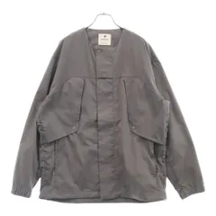 snow peak (スノーピーク) STRETCH FR JACKET ストレッチ ジップアップノーカラージャケット グレー JK-22SU002のサムネイル