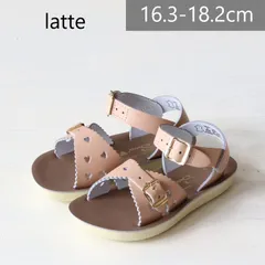 【新品・未使用】saltwater（ソルトウォーター）sweetheart  latte   size9-11（16.3-18.2cm） 靴 キッズ サンダル