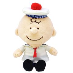 SNOOPY　スヌーピー 　チャーリーブラウン　CB　マリンセーラー ぬいぐるみ　Ｓサイズ　195975-24　2024年5月発売　トリコロールカラー