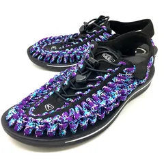 【倉吉店】 中古 KEEN | キーン サンダル UNEEK FLAT パープル 26.5cm 【127】