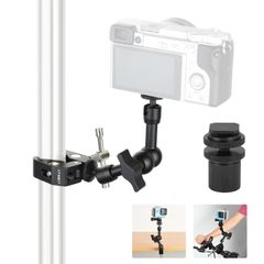 【人気商品】UTEBIT マジックアーム スーパークランプ 360度回転 1/4ネジ 耐荷重2kg カメラ アーム クランプ モニターアーム 関節式 カメラ マジックアーム アルミ合金 撮影クランプ 蟹バサミクランプ 雲台/ビデオライト/フラッシュ/ストロボ