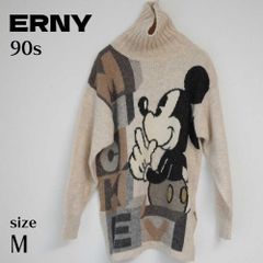 【古着】 ERNY ミッキー ニット セーター ウール オフィシャル ディズニー  #8749