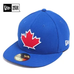 USモデル NEWERA CAP キャップ 59FIFTY トロント・ブルージェイズ メンズ レディース ブルー ホワイト レッド 青 白 赤 FITTED 帽子 ハット 野球帽 MLB オーセンティック