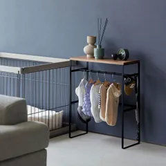 新品 送料無料 犬服ハンガーラック 山崎実業 tower タワー ペットコートハンガーラック ブラック｜沖縄発送不可【SPORTUS】