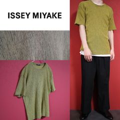 希少】ISSEY MIYAKE MEN イエロー 総柄 3Dデザイン Tシャツ - メルカリ