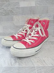 ◇ Θ converse コンバース CONVERSE ALL STAR HI スニーカー シューズ サイズ24.0㎝ レッド レディース E  【1411130018008】