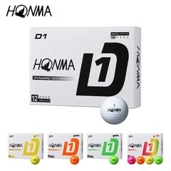 HONMA ホンマ D1 Ball 2024 D1 ボール 1ダース（12個入り） 日本正規品【BT2401】 ゴルフボール