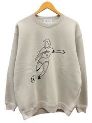 鹿島Antlers (カシマアントラーズ) × Yu NAGABA 長場 雄 コラボ スウェット XL ベージュ メンズ/025