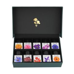 ☆☆DIAMINE（ダイアミン） ボトルインク オリジナルインクセット フラワーセット