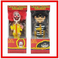 マクドナルド(ドナルド)ボビングヘッド フィギュア アメリカ雑貨2点まとめ売り