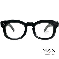 極美品 ネイティブサンズ マセソン 黒縁メガネ 太セル アセテート 48