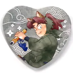 【中古】バッジ・ピンズ 山田利吉 「忍たま乱太郎 in ナンジャタウン ～猫屋敷で大捜索の段～ ハート缶バッジコレクション【壱】」