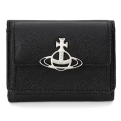 新品 ヴィヴィアン ウエストウッド Vivienne Westwood 3つ折り財布 ブラック