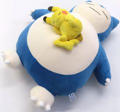もっちりぬいぐるみ Pokémon Sleep おやすみカビゴン&ピカチュウ