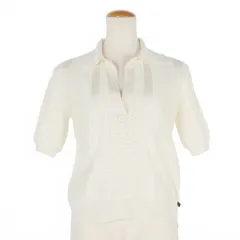 ルイヴィトン LOUIS VUITTON クロップドニット ポロシャツ スキッパー