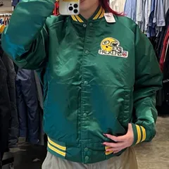 パッカーズ 刺繍 スウェード レザージャケット Mサイズ スタジャン 楽天市場】スタジャン メンズ バイカラーレザージャケット