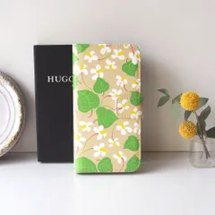 ＜Android機種対応＞春の庭ドクダミの手帳型スマホケースのサムネイル