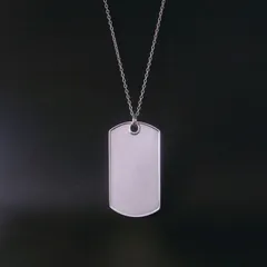 新品同様 美品 GUCCI グッチ プレートネックレス ペンダント 22.2g