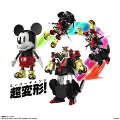 【新品未開封】超合金 超変形 ミッキーマウス by 大河原邦男　ディズニーキャラクター　アクションフィギュア　可動フィギュア　フィギュア　 Disney　バンダイ