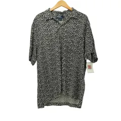 ポロバイラルフローレン Polo by RALPH LAUREN CLAYTON  ポニー無し 花柄 レーヨン ループカラー オープンカラー シャツ メンズ import：M 