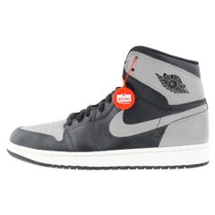 Nike Air Jordan 1 グレー/ブラック ハイカット シューズ(男性用)