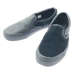 Engineered Garments / エンジニアドガーメンツ | VANS OG CLASSIC SLIP-ON LX ヴァンズ クラシック スリッポン アシンメトリーマテリアル スニーカー | 27 | ブラック | メンズ