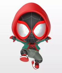 【中古】フィギュア スパイダーマン(マイルス・モラレス/フード付き) 「スパイダーマン：スパイダーバース」 コスベイビー サイズS スパイダーマン エクスクルーシブ・ストア ジャパンツアー限定