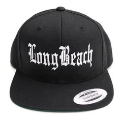 【LBC】LONG BEACH SNAPBACK CAP【BLACK】【CITY CAP】 (通販 メンズ レディース 男 女 兼用 帽子 キャップ ロングビーチ ウエストコースト LA ギャングスタ ヒップホップ)