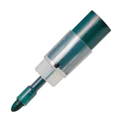 (まとめ) 三菱鉛筆 ホワイトボードマーカー お知らセンサー PWB-200-7M用カートリッジ 太字丸芯 緑 PWBR1607M.6 1セット(10本) 【×5セット】