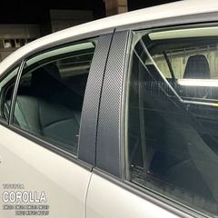 【松印】車種専用 ドアピラーステッカー トヨタ カローラ セダン ZWE211 ZWE214 ZWE215 ZWE219 ZRE212 NRE210 MZEA17 ハイブリッド WXB