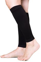 【数量限定】コンプレッション 薄型 段階着圧 運動 強圧 ウォーキング 男女兼用 30-20hpa メンズ 2枚組(1足) レディース (ブラック ふくらはぎサポーター XXL)