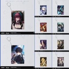 崩壊：スターレイル・公式　キーホルダー（光円錐）カフカ「待つのみ」丹恒「沈黙のみ」サンデー「大地より天を目指して」帰忘の流離人「長途はやがて帰途へ」マダムヘルタ「触れてはならぬ領域へ」アグライア　マダムヘルタ＆ルアン・メェイ　飲月　景元　ヘルタ