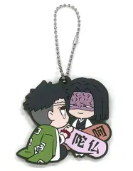 【中古】雑貨 悲鳴嶼行冥＆産屋敷耀哉 「鬼滅の刃 キャラばんちょうこう ラバーマスコット 伍ノ型」