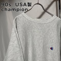 USA製　90ｓ　リバースウィーブ　size：XL　チャンピオン　トレーナー　スウェット　霜降り　古着