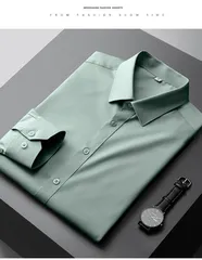 長袖ワイシャツ メンズ シャツ トップス Yシャツ カラーシャツ カジュアルシャツ ビジネスqcwwdun01