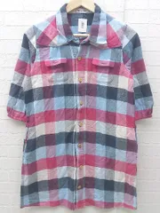 ◇ MILKFED. ミルクフェド チェック 五分袖 ミニ シャツ ワンピース サイズXS マルチ レディース 【中古】 【1002800948321】のサムネイル