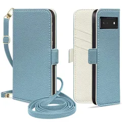 MAGICASE for Google Pixel 6A ケース 手帳型 おしゃれ ショルダー ググーグルピクセル6a ケース 手帳型 女性 肩掛け ピクセル6a カバー 財布型 カード収納 スタンド機能 マグネット式 スマホケースpixel 6a 可愛い 1